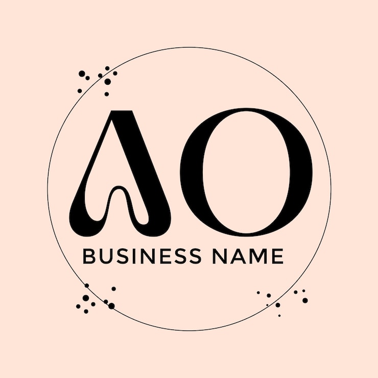 Vektör custom letter logo design initials logo letter logo modern 2023