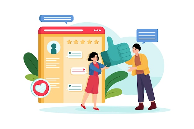 Customer Loyalty Illustration concept