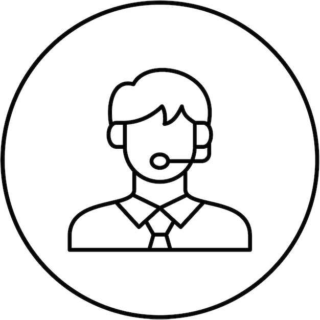 Customer Service Agent Icon
