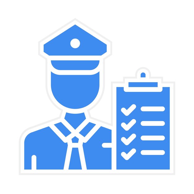 customs icon vector image can be used for data science