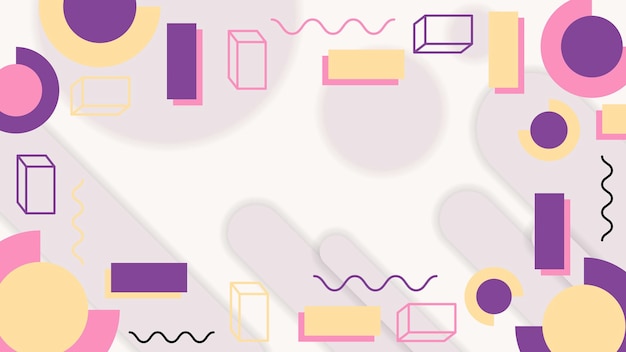 Cute gradient abstract background