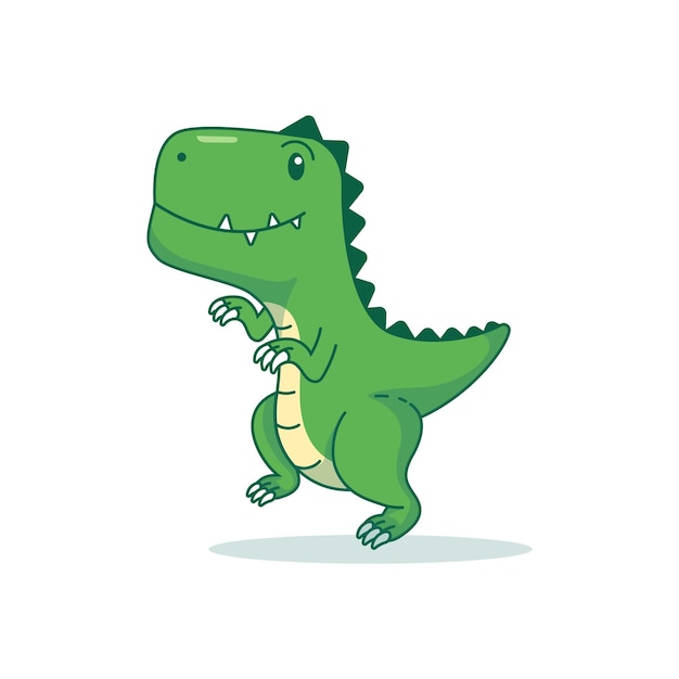 Cute Green Dino