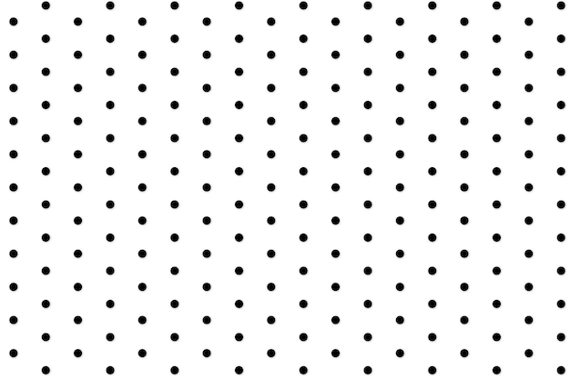 Cute pattern background polka dot in black and white vector design