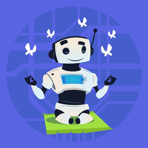 Cute Robot Happy 