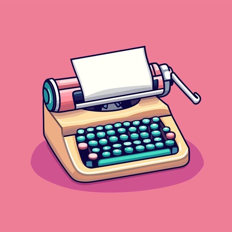 Vektor cute screenwriter scripting dialogue cartoon vector