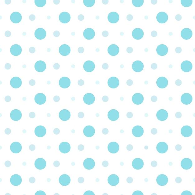 Cute seamless handdrawn patterns Stylish modern vector patterns with circles and dots of blue color Funny Infantile Repetitive Print