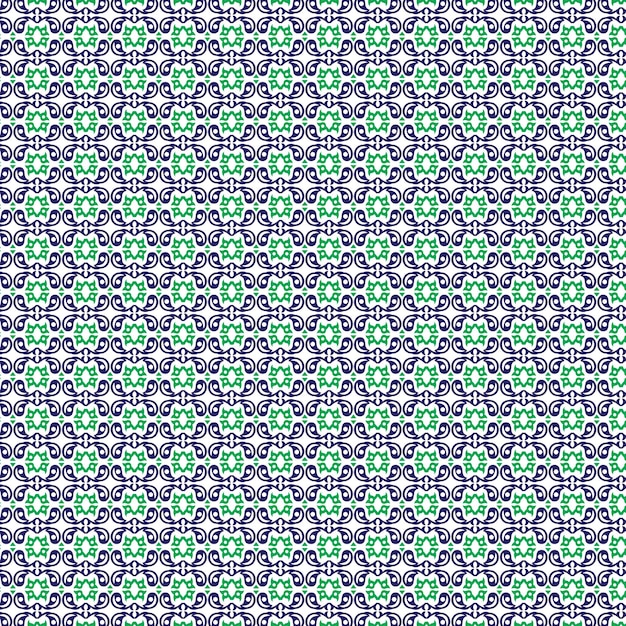 Cute silver floral pattern and Colorful pattern on a white background