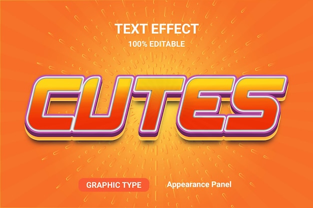 cutes text