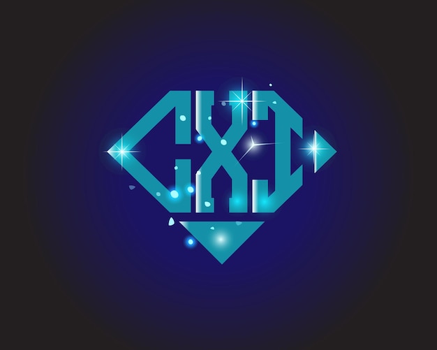 CXI initial modern logo design vector icon template