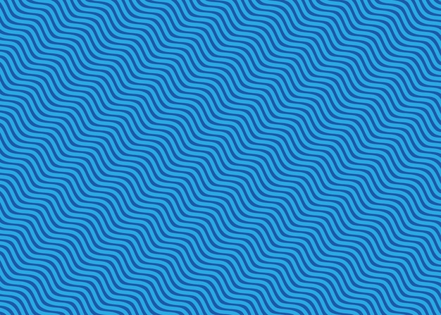 Cyan and Blue Line Pattern Wave Background Design Image Vector