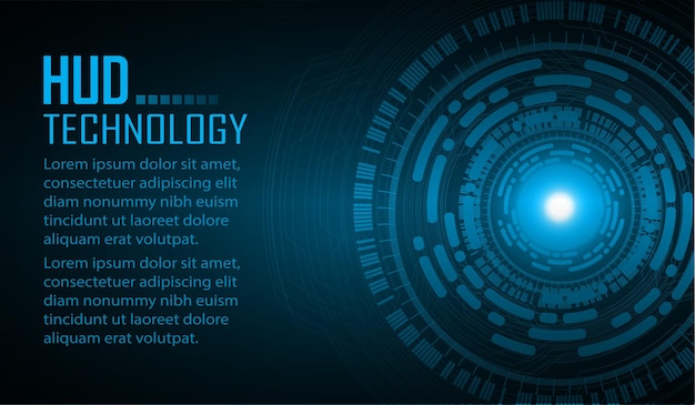 cyber circuit future technology concept background