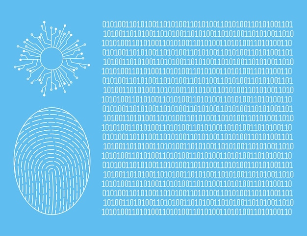 Cyber security binär kod