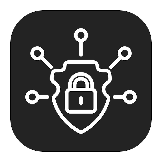 Cyber shield icon vector image Can be used for Information Security