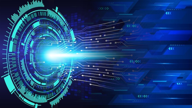Cyberkrets, framtida teknologikonceptbakgrund