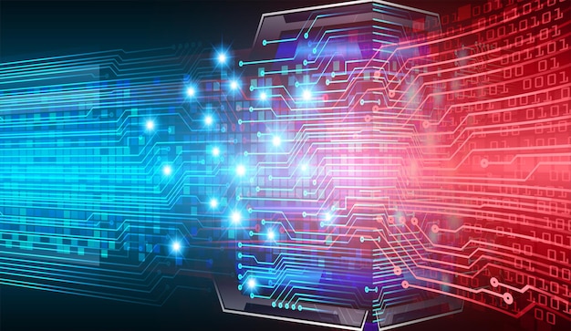 Cyberkrets, framtida teknologikonceptbakgrund