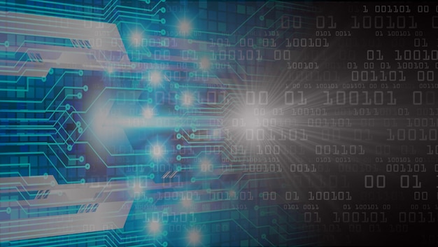 Cyberkrets, framtida teknologikonceptbakgrund