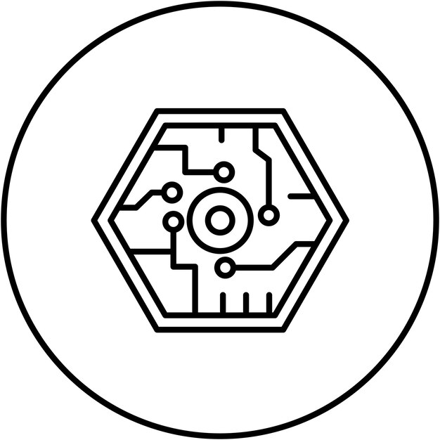 Cybernetics icon vector image Can be used for Data Analytics