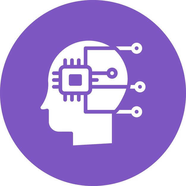 Cybernetics vector icon illustration of Data Analytics iconset