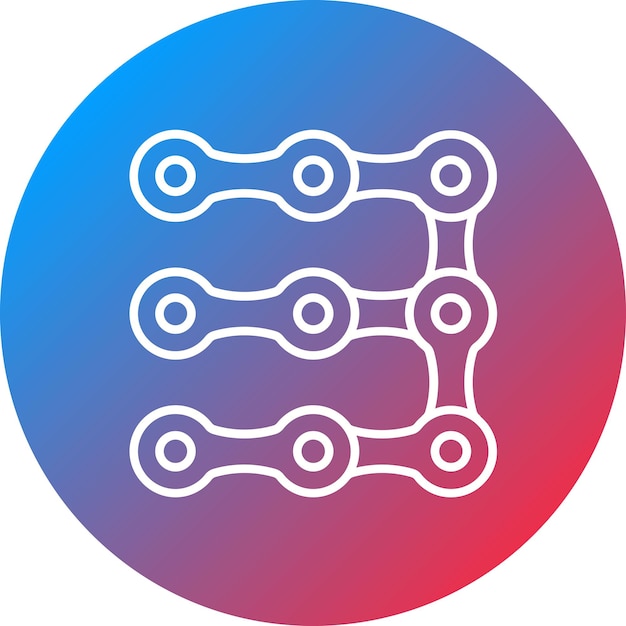 Cycle Chain icon vector image Can be used for Athletics