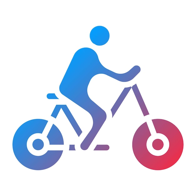 Cycling icon vector image Can be used for Fitness