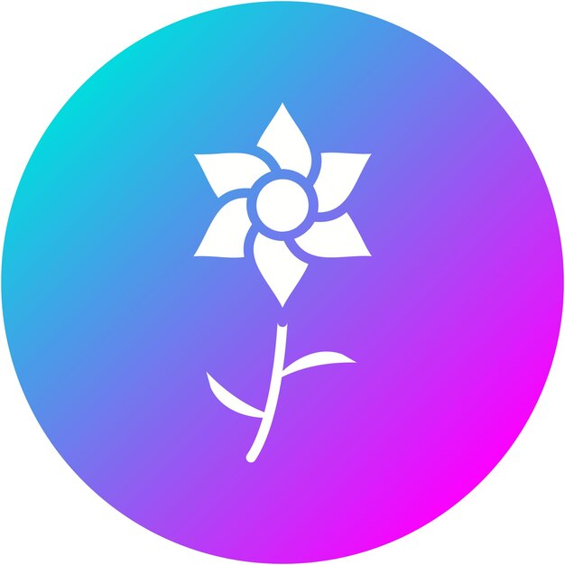 Daffodil vector icon Can be used for Flowers iconset