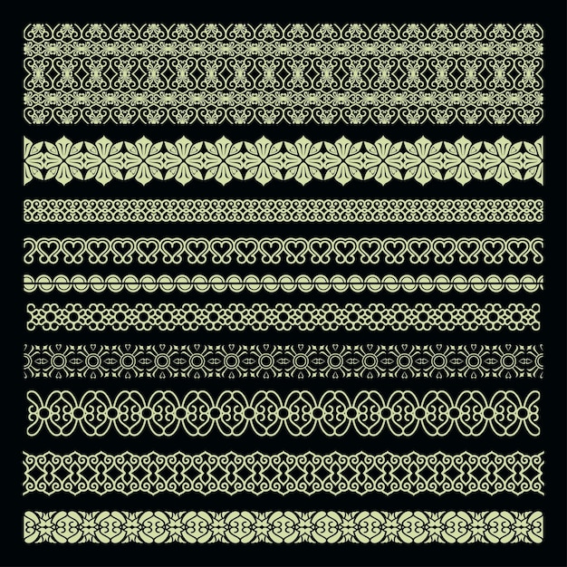 Damask design with floral patterns