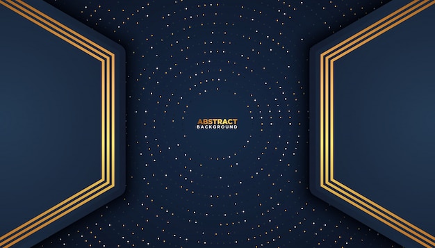 Dark abstract background with overlap layers