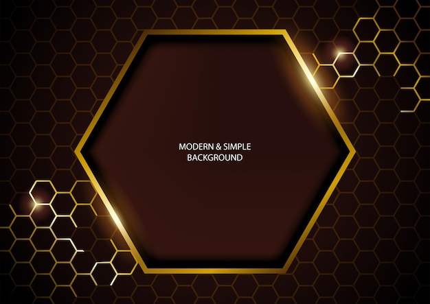 Dark and Gold line background, modern classy vector background