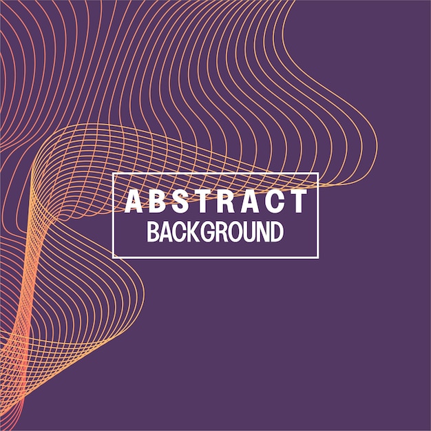 dark background with an attractive curvy outline pattern vector template for banner