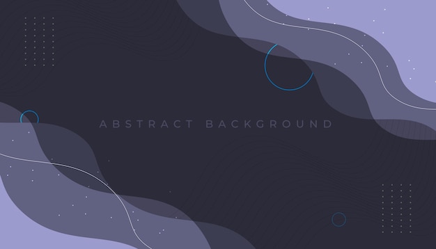 Dark background with waves shapes