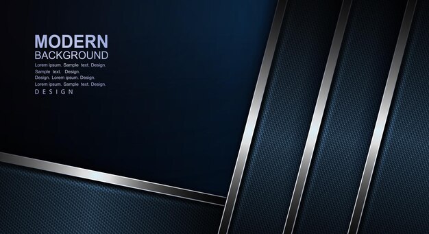 dark blue background with textural frames with a border of a metallic hue