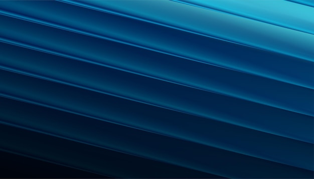 Dark blue smooth stripes abstract tech background