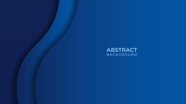 dark blue wave vector background with dots design and space for text messages