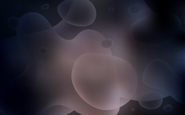 dark brown vector background with lava shapes