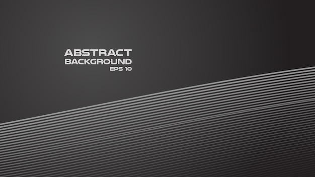 Dark Gray abstract background with curve line for backdrop or presentation