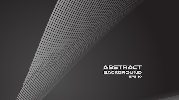 Dark Gray abstract background with curve line for backdrop or presentation