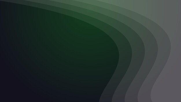 dark green abstrct background wallpaper design vector image with curve line for backdrop