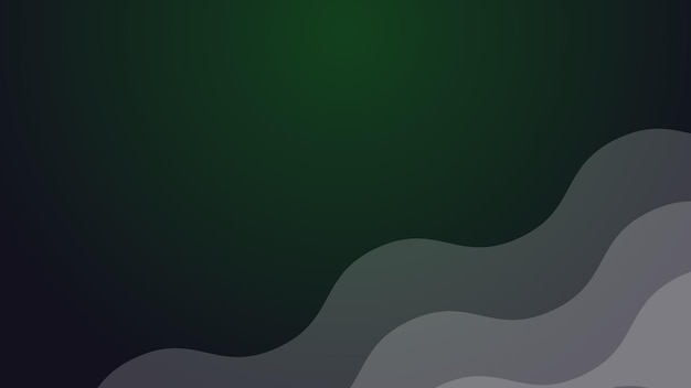 dark green abstrct background wallpaper design vector image with curve line for backdrop