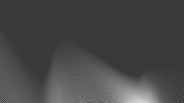 Dark grey abstract background with curve line for backdrop or presentation