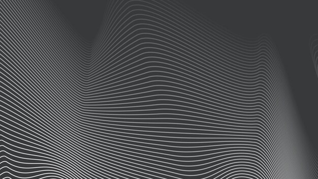 Dark grey abstract background with curve line for backdrop or presentation