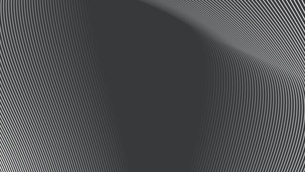 Dark grey abstract background with curve line for backdrop or presentation