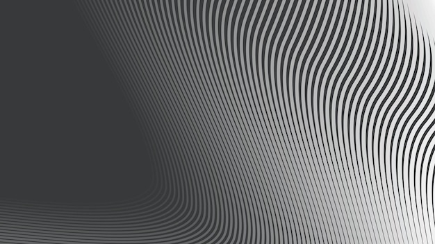 Dark grey abstract background with curve line for backdrop or presentation