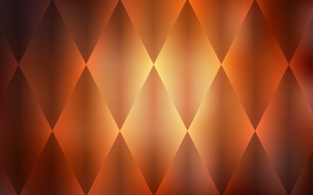 Dark Orange vector background with rectangles.