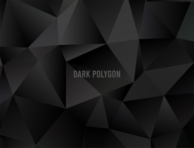 Dark Polygon Backaground