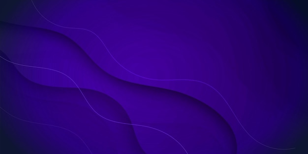 dark purple business abstract banner background with fluid gradient wavy shapes vector design post
