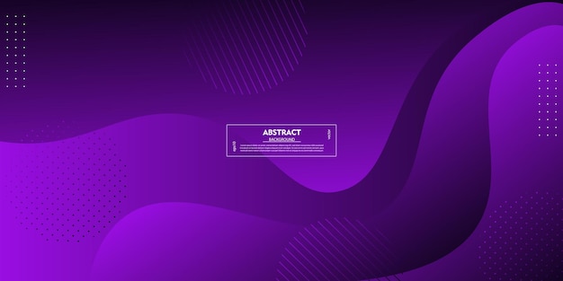 Dark purple wave 3D abstract background with realistic shadow pattern Dark purple gradient color