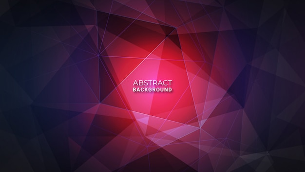 Dark Red Crystal Abstract Background