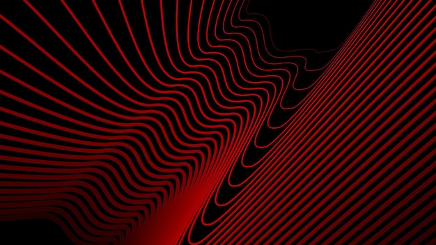 Dark red stripes wavy line abstract background for backdrop