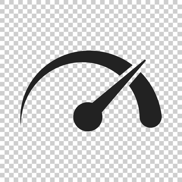 dashboard vector icon level meter speed vector illustration