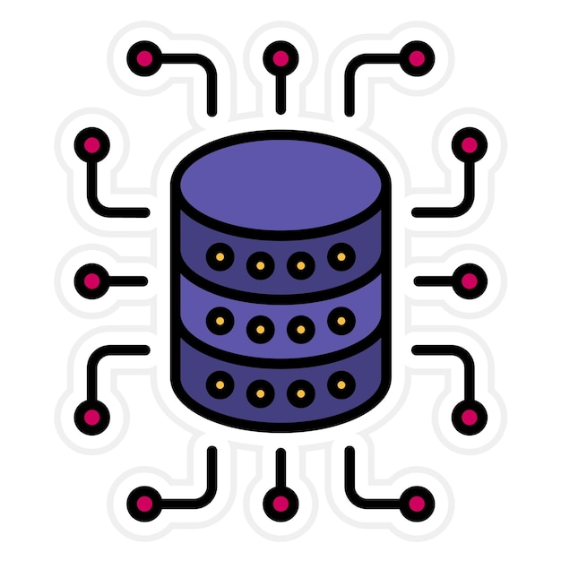 Data Aggregation icon vector image Can be used for Big Data